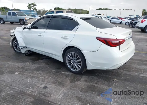 2018 Infiniti Q50 3.0T Luxe from USA, damaged, VIN JN1EV7ARXJM438146